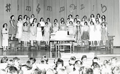 Girls Choir Music Night march  1956